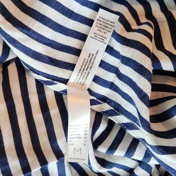 Stripe Beach Cover-Up Dress - Picture 9 of 10